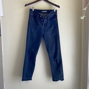 Levi’s skinny jeans high rise, ankle cut